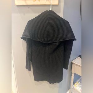 Alpaca International black cardigan sweater
